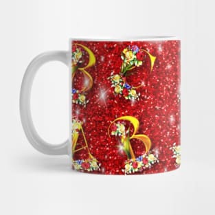 Sparkling Typography Pattern Mug